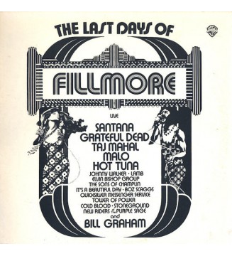 Various -  The Last Days Of Fillmore  (3xLP, RE) mesvinyles.fr