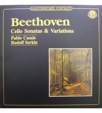 Beethoven* - Pablo Casals, Rudolf Serkin - Cello Sonatas & Variations (3xLP, RE, RM + Box) mesvinyles.fr