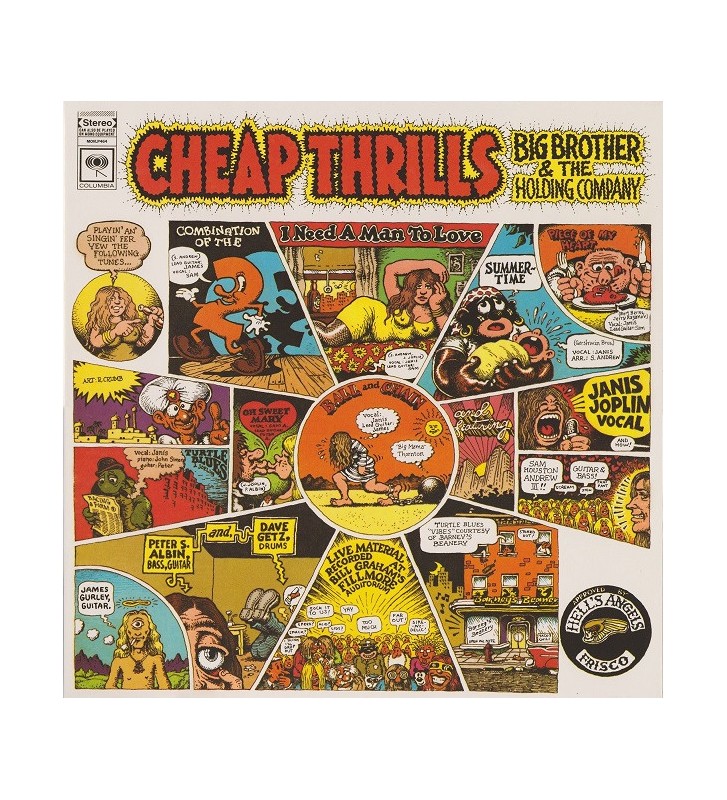 Big Brother & The Holding Company - Cheap Thrills (LP, Album, RE, RM, 180) vinyle mesvinyles.fr 