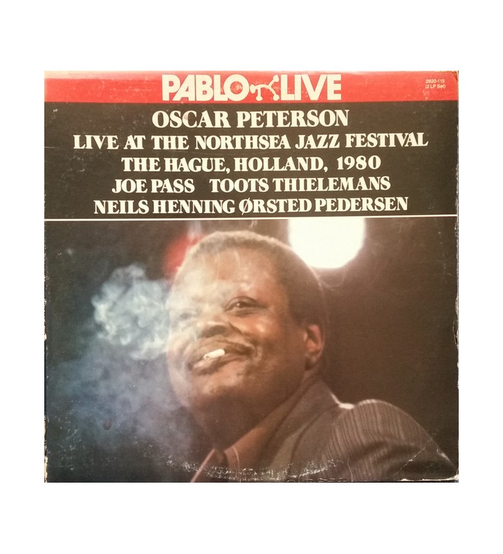 Oscar Peterson - Live At The Northsea Jazz Festival, The Hague, Holland, 1980 (2xLP, Album, Gat) vinyle mesvinyles.fr 