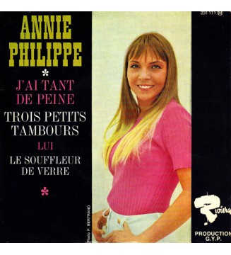 Annie Philippe - J'ai Tant De Peine (7', EP) mesvinyles.fr
