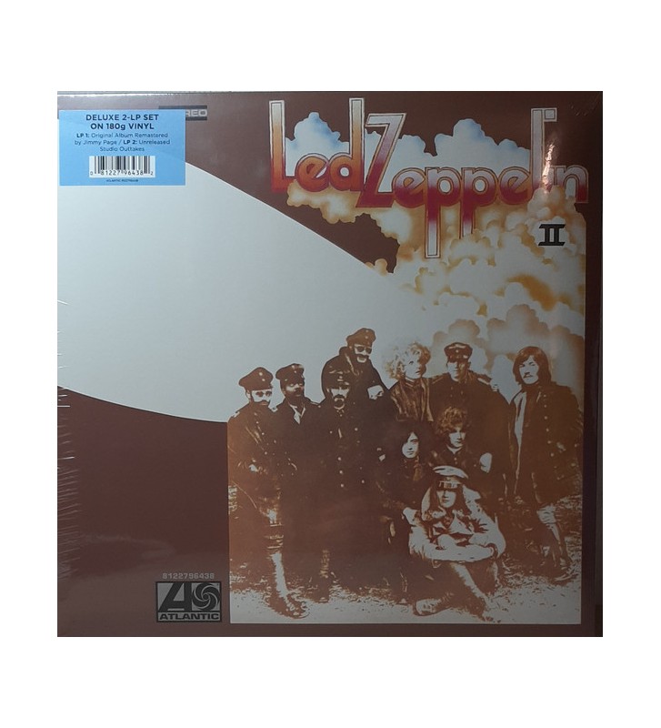 Led Zeppelin - Led Zeppelin II (LP, Album, RE, RM + LP, Album, Com + Dlx, 180) vinyle mesvinyles.fr 