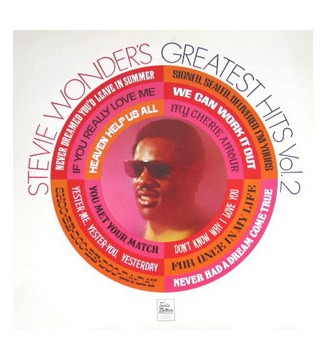 Stevie Wonder - Stevie Wonder's Greatest Hits Vol. 2 (LP, Comp) vinyle mesvinyles.fr 