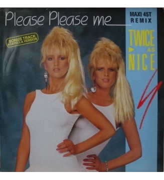 Twice As Nice (2) - Please Please Me - 12", Maxi vinyle mesvinyles.fr 