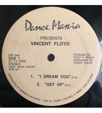 Vincent Floyd - I Dream You - 12' mesvinyles.fr