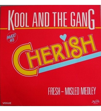 Kool & The Gang - Cherish / Fresh - Misled Medley - 12", Maxi vinyle mesvinyles.fr 