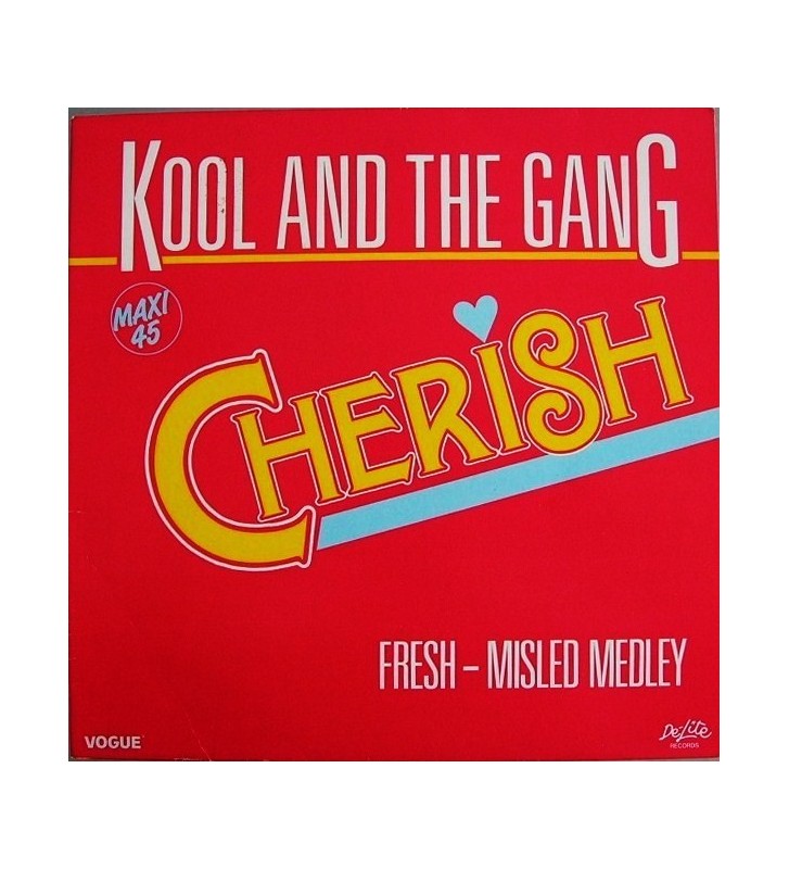 Kool & The Gang - Cherish / Fresh - Misled Medley - 12", Maxi vinyle mesvinyles.fr 