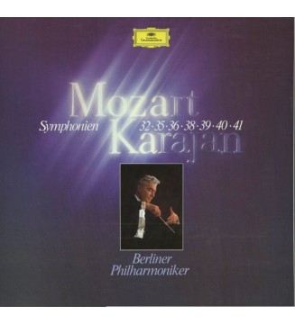 Wolfgang Amadeus Mozart - Karajan / Berliner Philharmoniker - Symphonien 32 · 35 · 36 · 38 · 39 · 40 · 41 - 3xLP + Box vinyle me