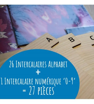 Séparateurs / Intercalaires Vinyles - Alphabétique 33 tours vinyle mesvinyles.fr 