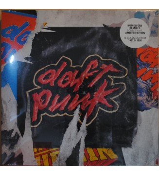 Daft Punk - Homework (Remixes) (2xLP, Album, Ltd) vinyle mesvinyles.fr 
