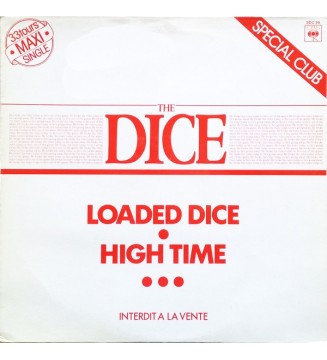The Dice - Loaded Dice / High Time (12", Maxi, Ltd, Promo) vinyle mesvinyles.fr 