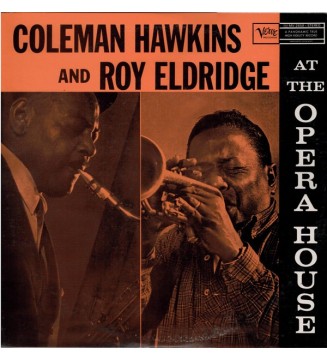Coleman Hawkins And Roy Eldridge - At The Opera House (LP, Album, RE) vinyle mesvinyles.fr 