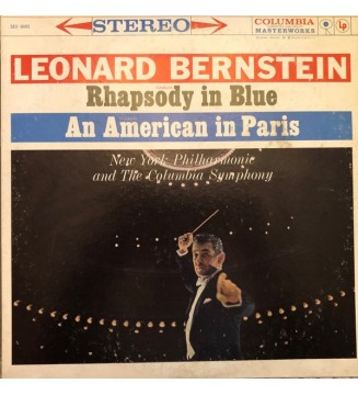 Gershwin*, Leonard Bernstein - Rhapsody In Blue / An American In Paris (LP) vinyle mesvinyles.fr 