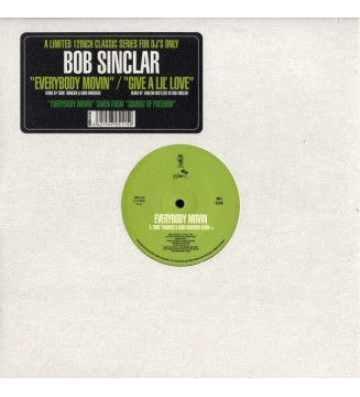 Bob Sinclar - Everybody Movin (12") vinyle mesvinyles.fr 