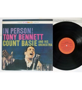 Tony Bennett With Count Basie And His Orchestra* - In Person! (LP, Album, RE) mesvinyles.fr