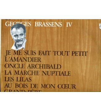 Georges Brassens - IV (LP, Album, Comp, RE) mesvinyles.fr