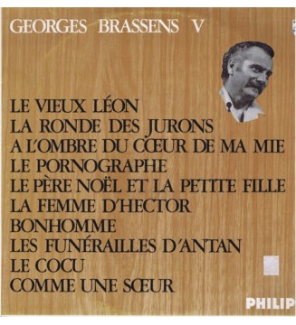 Georges Brassens - V (LP, Album, Comp, RE) mesvinyles.fr