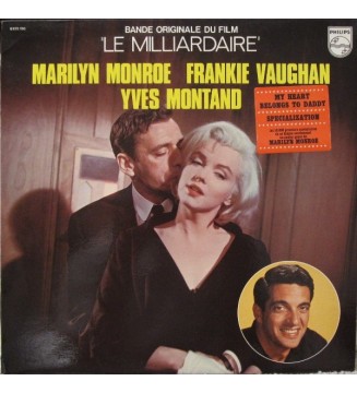 Marilyn Monroe / Frankie Vaughan / Yves Montand - Bande Originale Du Film "Le Milliardaire" (LP, RE) vinyle mesvinyles.fr 