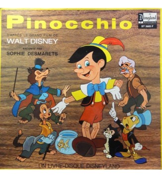 Walt Disney, Sophie Desmarets - Pinocchio (LP, Album, RE) vinyle mesvinyles.fr 