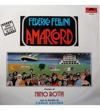 Nino Rota - Amarcord (Bande Originale Du Film) (LP, Album) vinyle mesvinyles.fr 