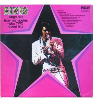 Elvis* - Elvis Sings Hits From His Movies (LP, Comp) mesvinyles.fr