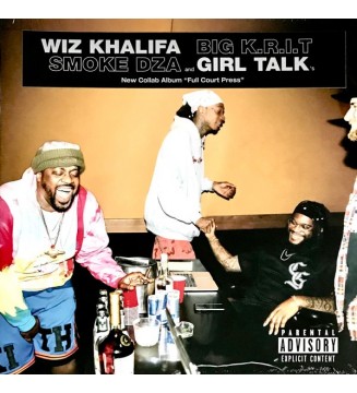 Wiz Khalifa, Big K.R.I.T., Smoke DZA, Girl Talk - Full Court Press (LP, Album) new vinyle mesvinyles.fr 