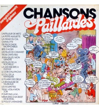 Les Crévaindieu - Chansons Paillardes (3xLP, Album, RE + Box, Comp) vinyle mesvinyles.fr 