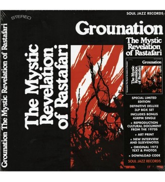 Count Ossie & The Mystic Revelation Of Rastafari* - Grounation (3xLP, RE + 7", Single + Box, Dlx, Ltd) vinyle mesvinyles.fr 