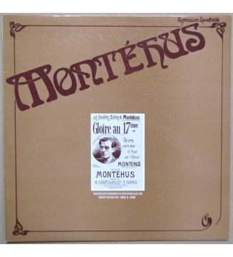 Montéhus* - Enregistrements Originaux De 1905 À 1936 (LP, Album) vinyle mesvinyles.fr 
