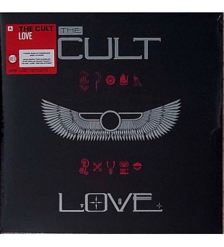 The Cult - Love (LP, Album, RE, Red) vinyle mesvinyles.fr 