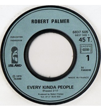Robert Palmer - Every Kinda People (7", Single) vinyle mesvinyles.fr 