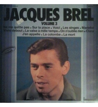 Jacques Brel - Volume 3 (LP, Comp) mesvinyles.fr