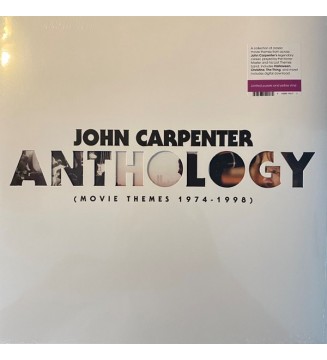 John Carpenter - Anthology (Movie Themes 1974-1998) (LP, Ltd, RE, Pur) new vinyle mesvinyles.fr 