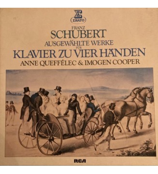 Franz Schubert, Anne Queffélec, Imogen Cooper - Ausgewählte Werke Klavier Zu Vier Händen (3xLP + Box) vinyle mesvinyles.fr 