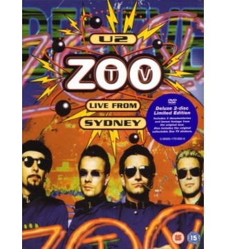 U2 - ZooTV Live From Sydney (DVD-V, Multichannel, PAL + DVD-V, Enh, PAL + Dlx, ) vinyle mesvinyles.fr 