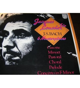 Jacques Loussier Trio, J. S. Bach* - 6 Masterpieces (LP) vinyle mesvinyles.fr 
