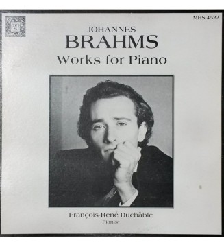 Johannes Brahms - François-René Duchâble - Works For Piano (LP, Album) vinyle mesvinyles.fr 