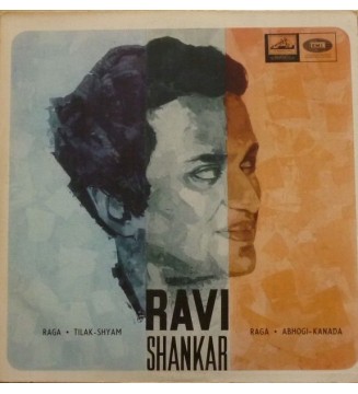 Ravi Shankar - Raga. Tilak-Shyam / Abhogi-Kanada (LP, Album, RP) vinyle mesvinyles.fr 