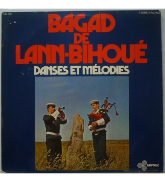 Bagad De Lann-Bihoué - Danses Et Mélodies (LP, Album, Dar) vinyle mesvinyles.fr 