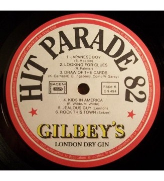 Unknown Artist - Gilbey's Hit Parade 82 (LP, Album) mesvinyles.fr
