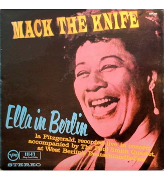 Ella Fitzgerald - Mack The Knife - Ella In Berlin (LP, Album, RE) mesvinyles.fr