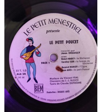 Jean Desailly - Le Petit Poucet (7') mesvinyles.fr