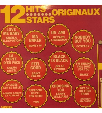 Various - 12 - Stars - 12 Hits Originaux (LP, Comp) mesvinyles.fr