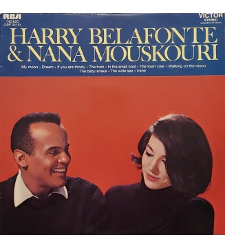 HARRY BELAFONTE - An Evening With Belafonte / Mouskouri (ALBUM,LP,STEREO) mesvinyles.fr