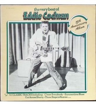 EDDIE COCHRAN - The Very Best Of Eddie Cochran (15th Anniversary Album) (LP) mesvinyles.fr