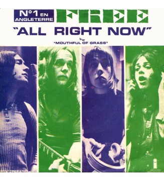 FREE - All Right Now B/w Mouthful Of Grass (7',SINGLE) mesvinyles.fr