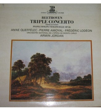 LUDWIG VAN BEETHOVEN - Triple Concerto Piano, Violon, Violoncelle Op.56 (ALBUM,LP) mesvinyles.fr