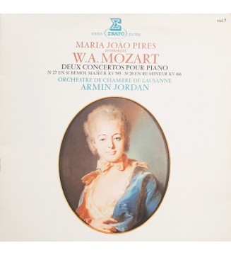 MARIA-JOãO PIRES - Deux Concertos Pour Piano: No. 27 En Si Bemol Majeur KV 595 - No. 20 En Ré Mineur KV 466 (Vol. 7) (LP) mesvinyles.fr