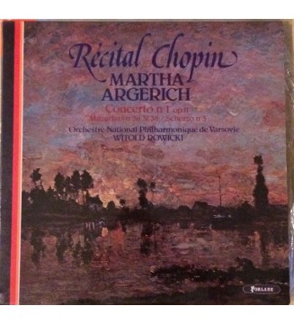 MARTHA ARGERICH - Récital Chopin - Concerto Nº1 Op.11 / Mazurkas Nº36, 37, 38 / Scherzo Nº3 (LP) mesvinyles.fr 