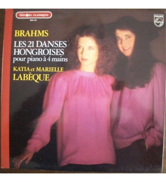 JOHANNES BRAHMS - Les 21 Danses Hongroises Pour Piano À 4 Mains (LP,STEREO) mesvinyles.fr 
